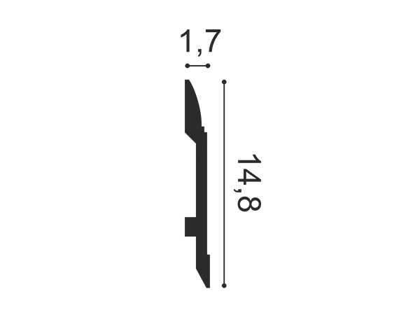 Zócalo Orac Decor SX104F - Maproba
