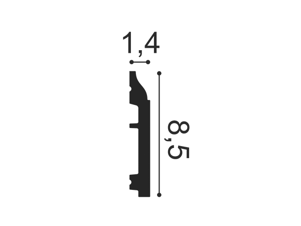 Zócalo Orac Decor SX172F - Maproba