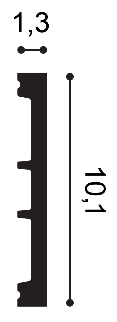 Vertical diagram of a sliding door mechanism with a track and rollers at the ends of the rail